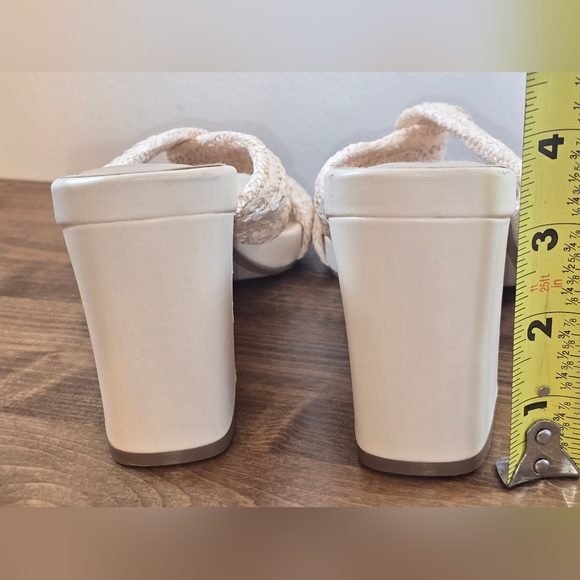 NWOT Mia Raffia Twist Slip-on Heels Women's Size 8.5M - Picture 6 of 8